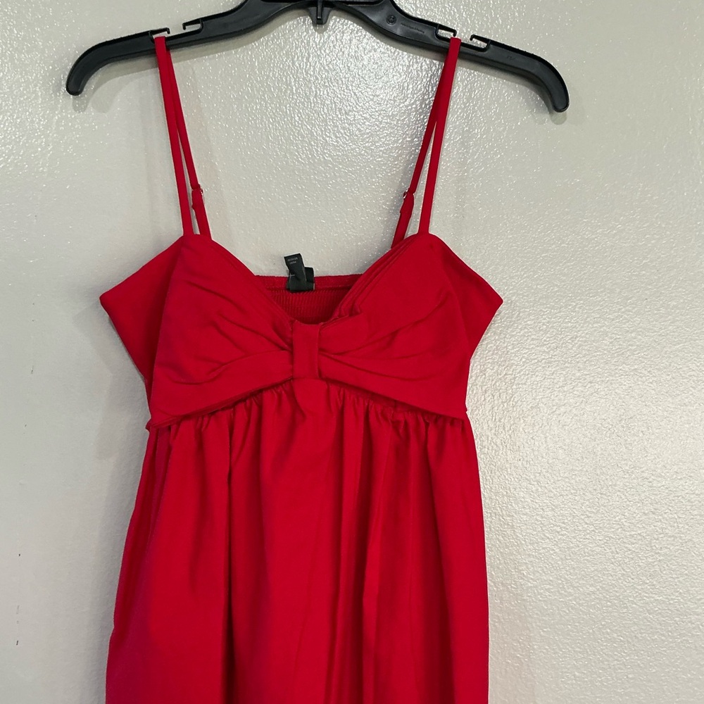 NWT Women’s Mini Dress. Red XS - Picture 4 of 9